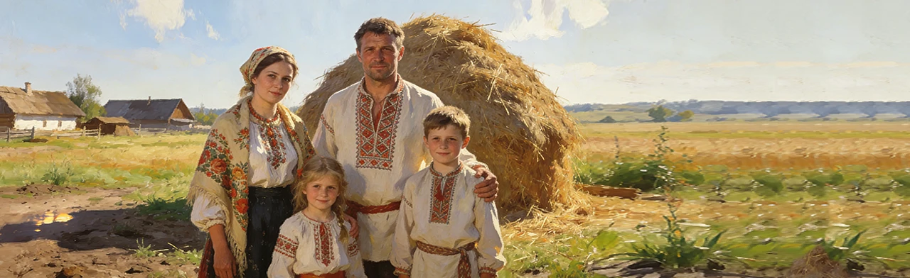 Постер Русская семья: праздники и традиции в Барнауле
