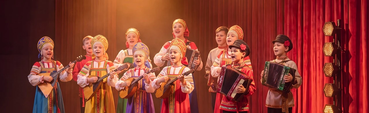 Постер Детский русско-народный концерт в Калининграде