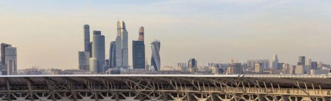 Постер Прогулка по Лужникам с высоты птичьего полета в Москве