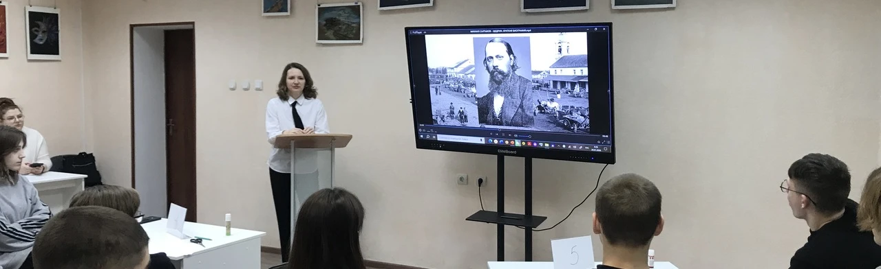 Постер Гений сатиры, Салтыков-щедрин. Литературный ринг в Новосибирске
