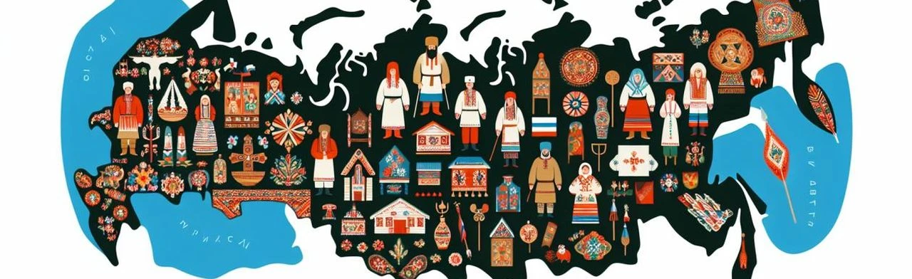 Постер Народы России в Ростове-на-Дону