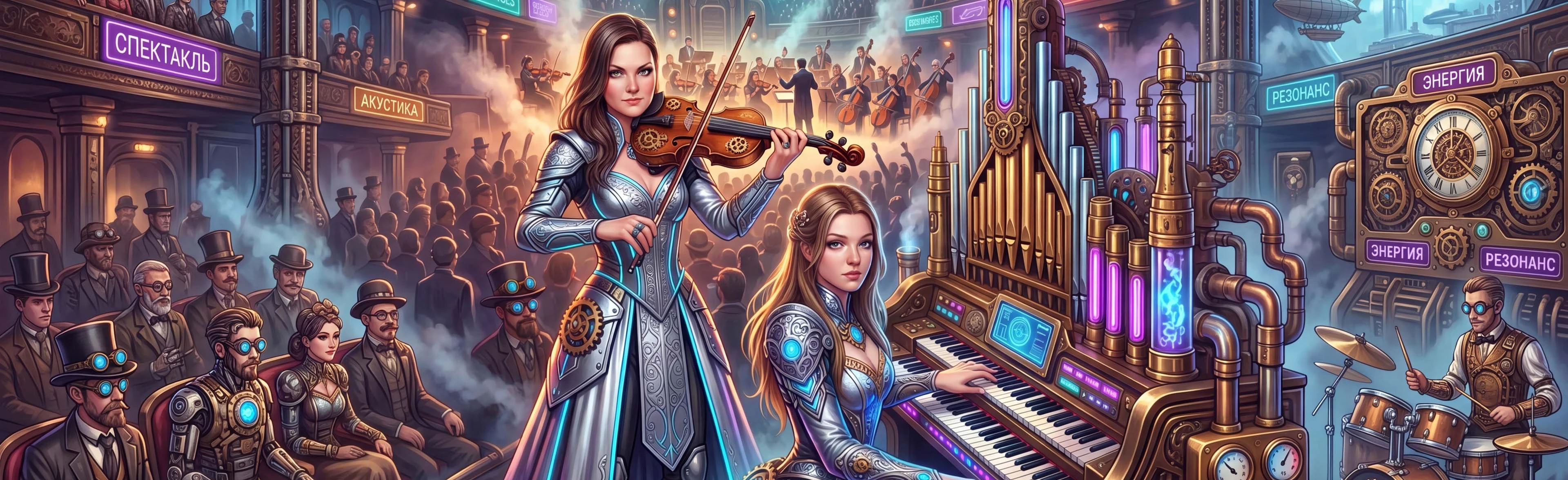 Постер Невероятная музыка компьютерных игр - орган и скрипка в Южно-Сахалинске
