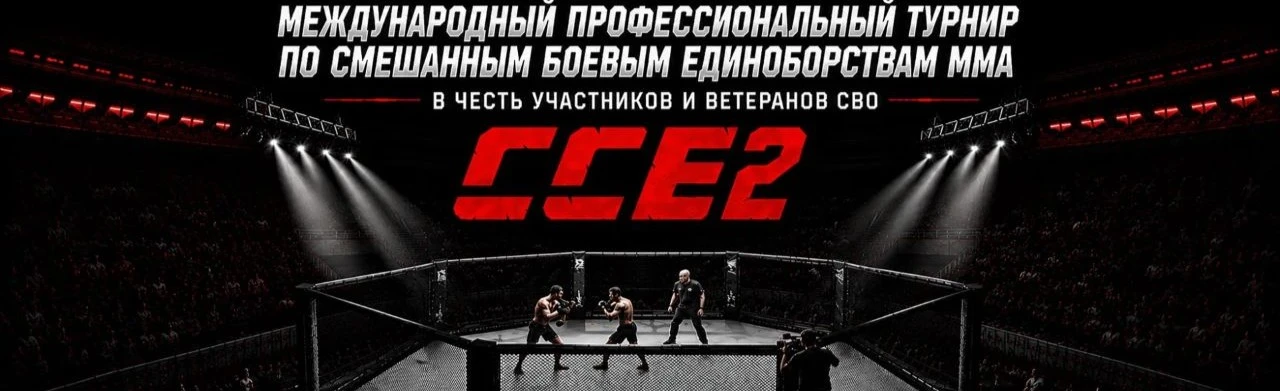 Постер Международный профессиональный турнир по смешанному боевому единоборству ММА ССЕ 2 в Ставрополи