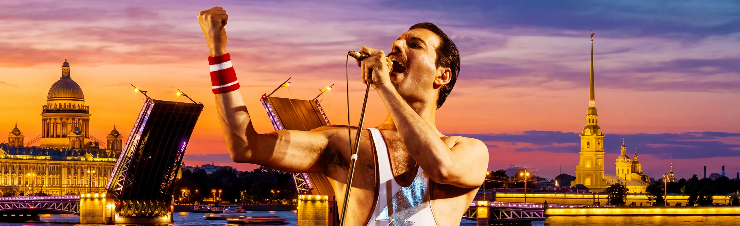 Постер Queen /tribute/ прогулка на теплоходе по Неве и заливу в Санкт-Петербурге
