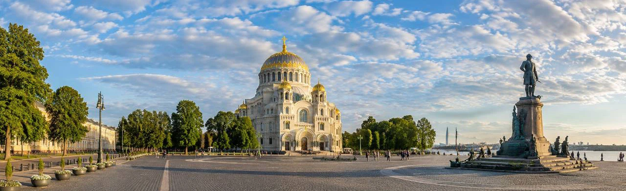 Постер Экскурсия в Кронштадт + Морской Никольский собор в Санкт-Петербурге