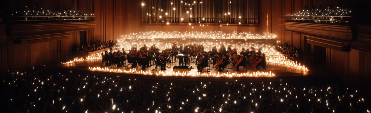 Постер Оркестр Cagmo: Симфония Imagine Dragons и Coldplay при свечах в Челябинске