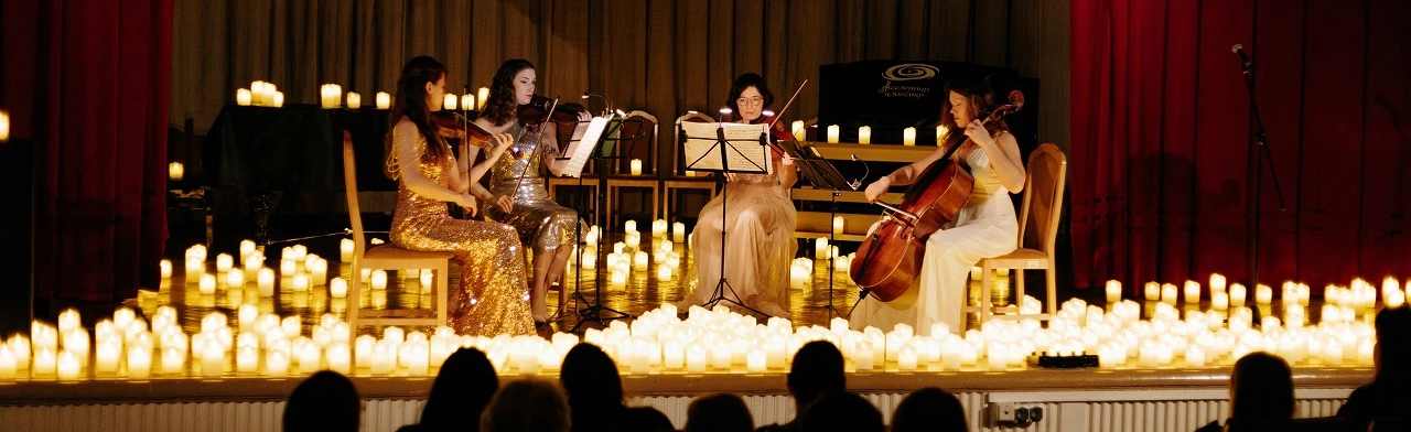 Постер Мировые Рок-Хиты при Свечах