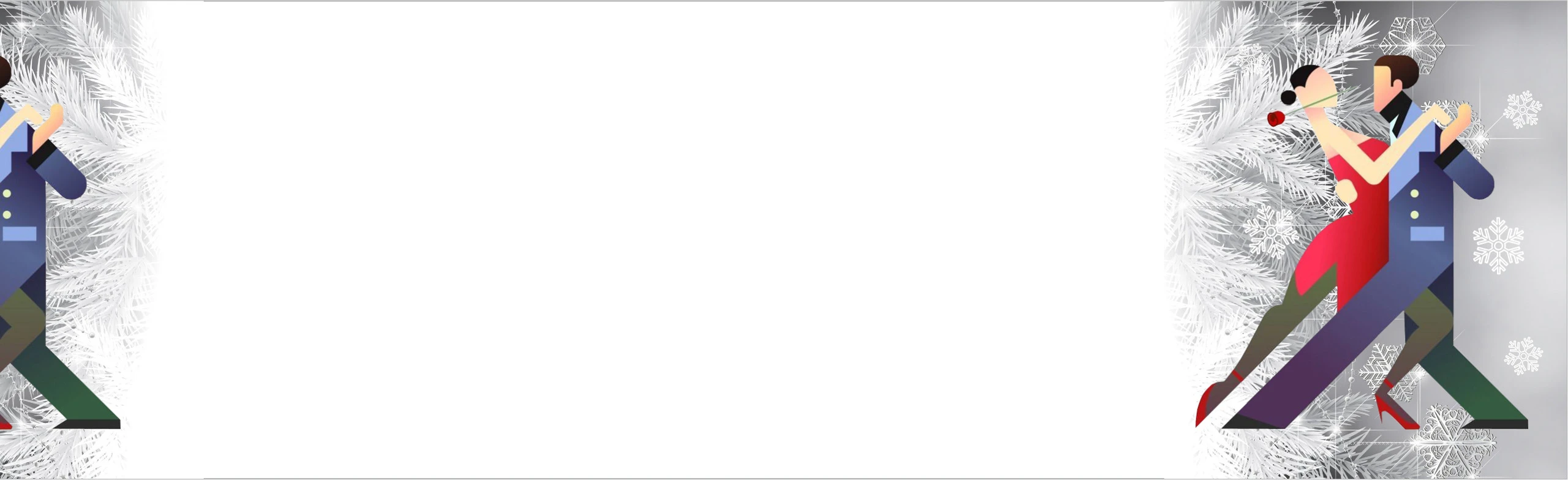 Постер Новый год в стиле танго