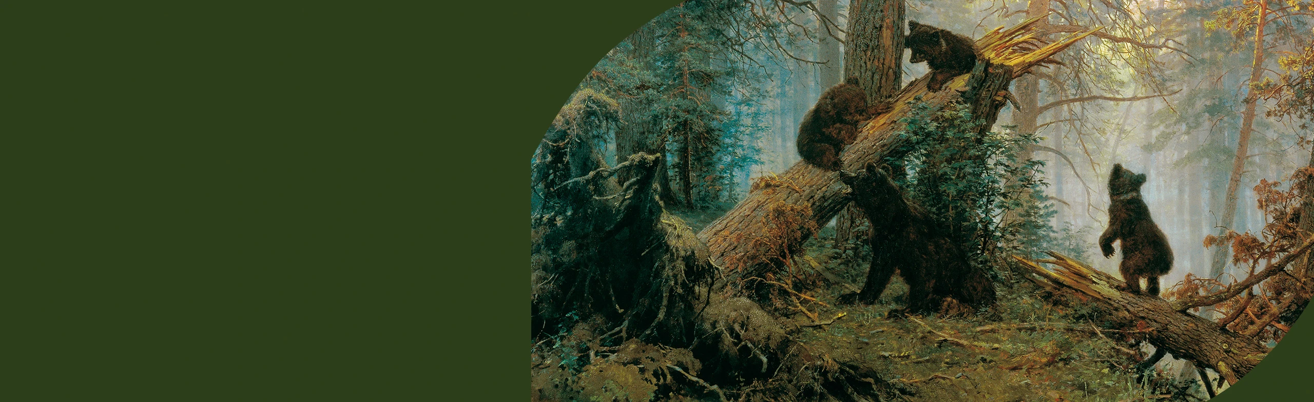 Постер Мультимедийная выставка "Шишкин. Одинокие леса". в Екатеринбурге