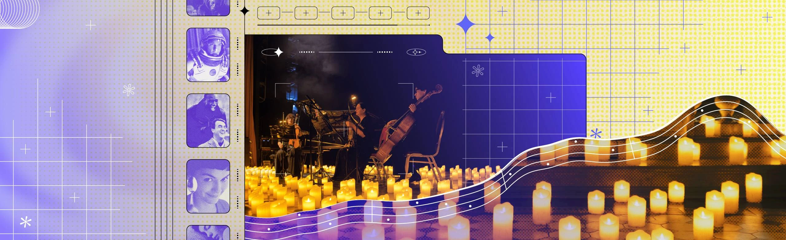 Постер Шедевры мировой киномузыки при свечах в Екатеринбурге