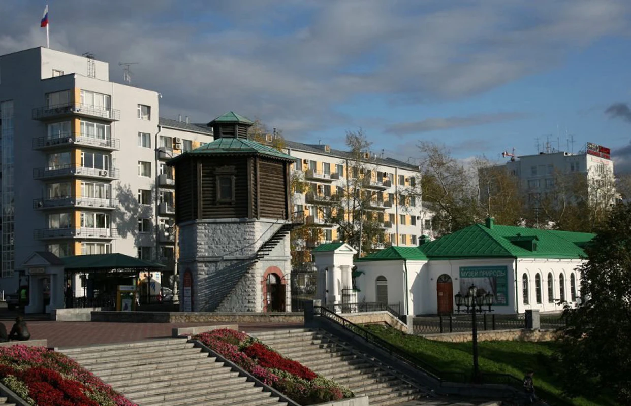 Постер Водонапорная башня на Плотинке