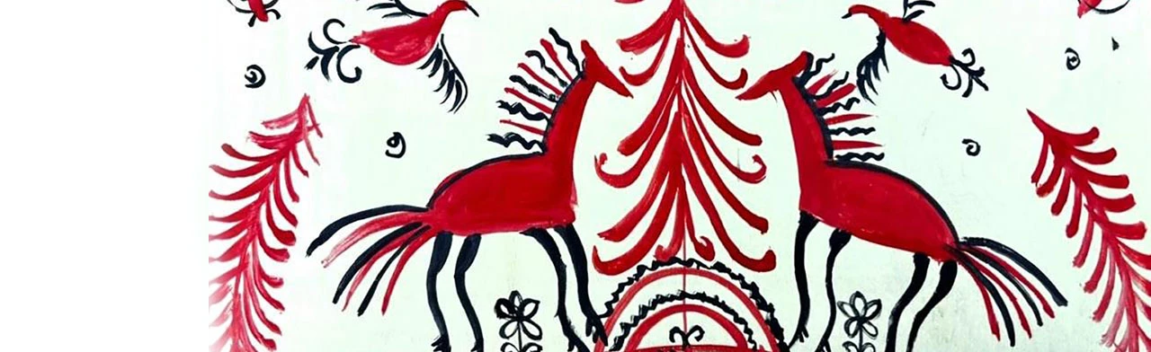 Постер Мастер-класс "Мезенская роспись" в Екатеринбурге