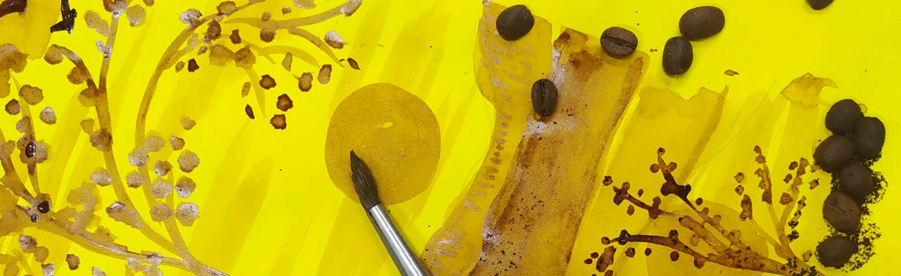 Постер Творческий мастер-класс «Ароматная живопись» в Екатеринбурге