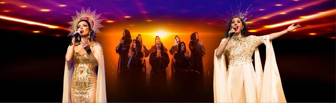 Постер Легендарные хиты ENIGMA, SANDRA, GREGORIAN в шоу MIRROR OF ENIGMA