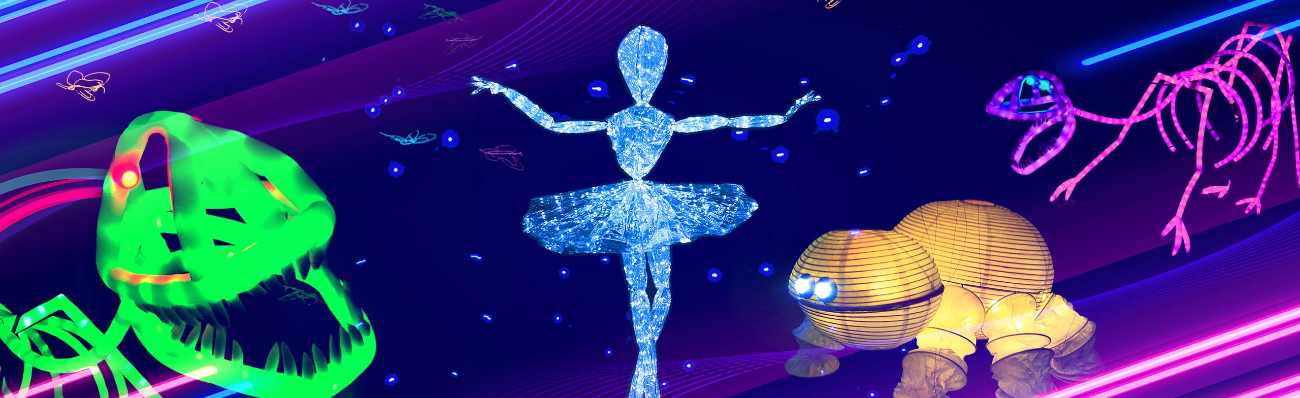 Постер Представление световых кукол