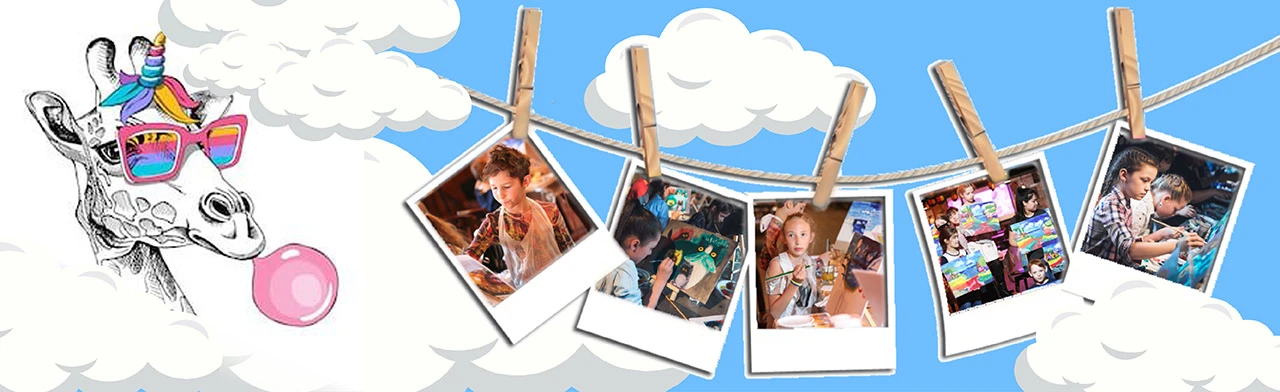 Постер Кружок Арт-студия Жираф (1 занятие в неделю) детского центра Школа Радость