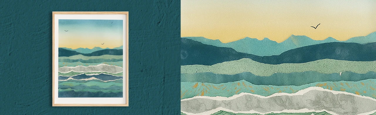 Постер Техника коллаж: мое море. Образовательная встреча в Ижевске