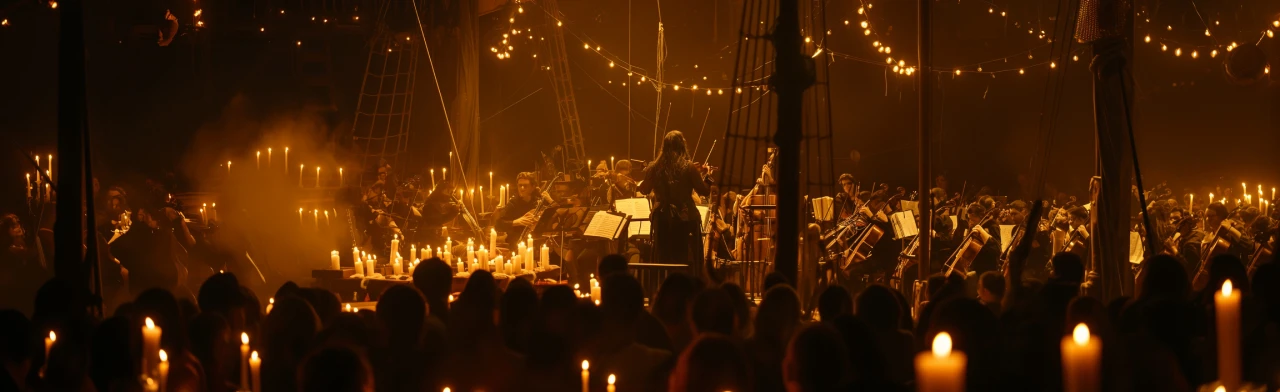 Постер Оркестр Cagmo: Саундтреки Ханса Циммера при свечах в Ижевске