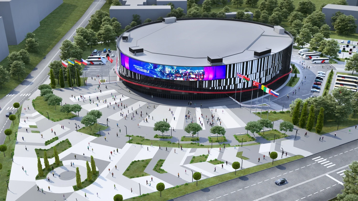 Постер площадки СК Белгород Арена