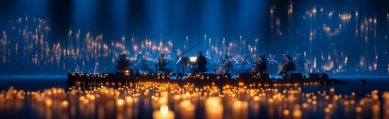 Постер Оркестр Cagmo. Саундтреки Эйнауди. Двойной концерт при свечах