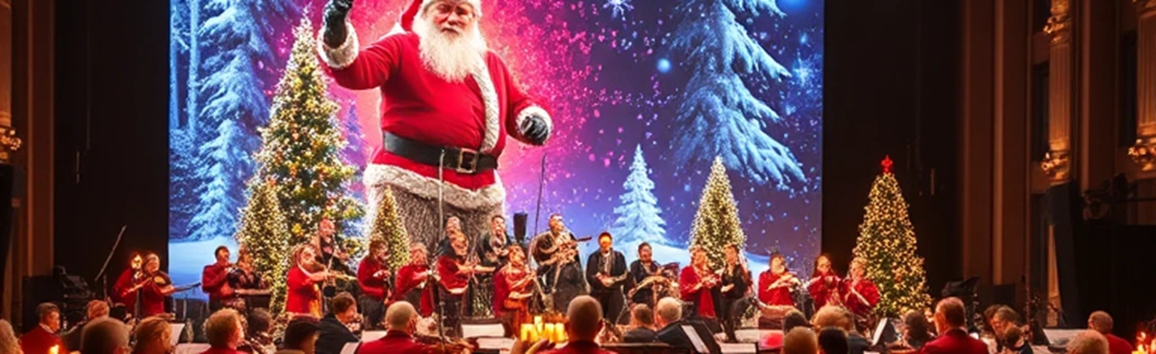 Постер Новогоднее шоу саундтреков при свечах с АСО-оркестром