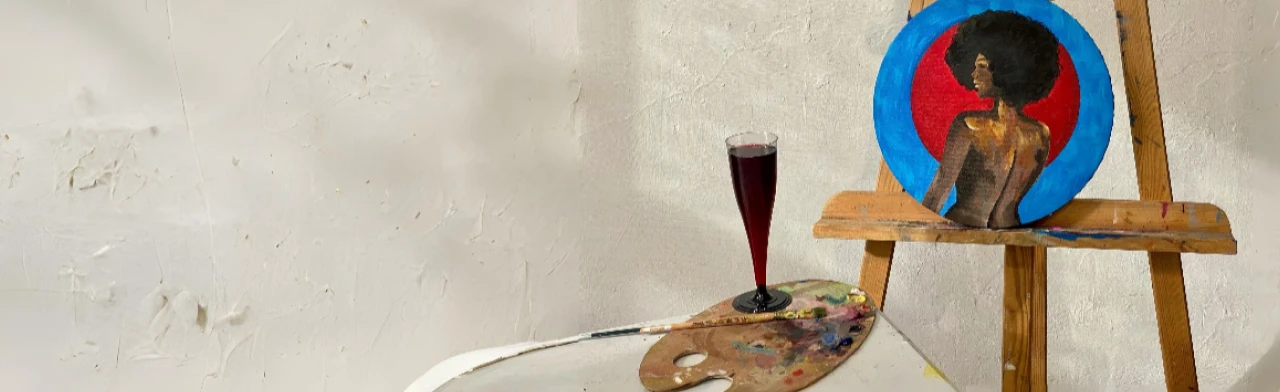 Постер Венеры и вино