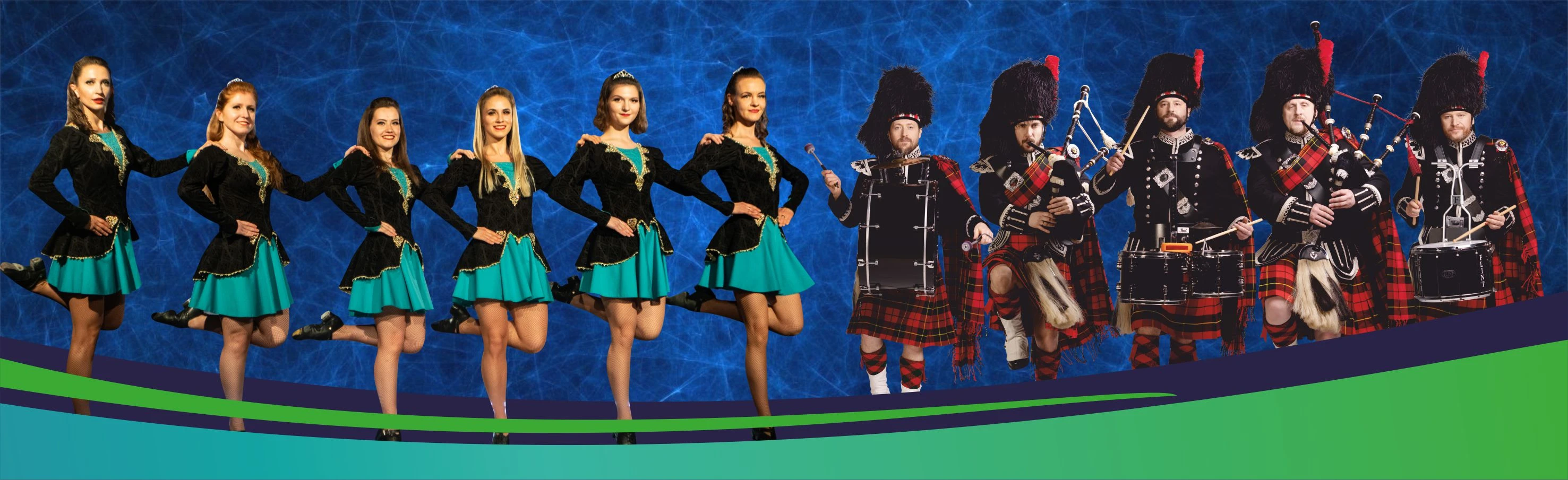 Постер Ирландское шоу. Оркестр волынщиков City pipes