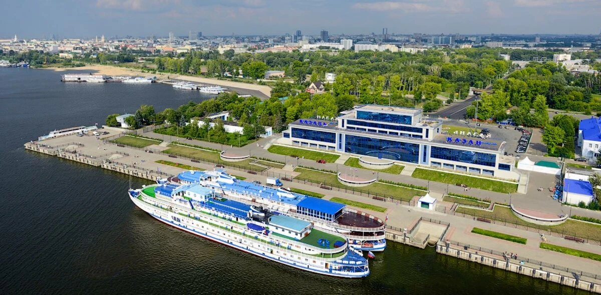 Постер Речной порт "Казань" в Казани