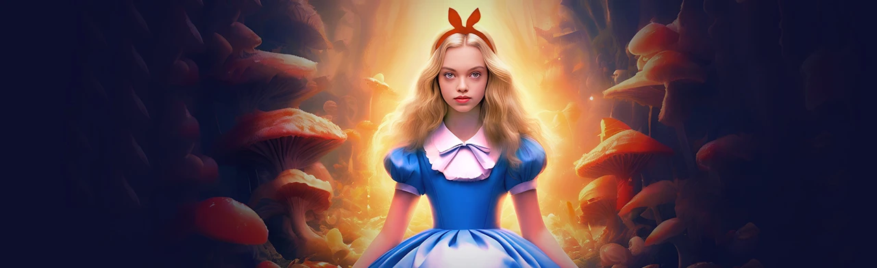 Постер Алиса в стране чудес в Лазаревском