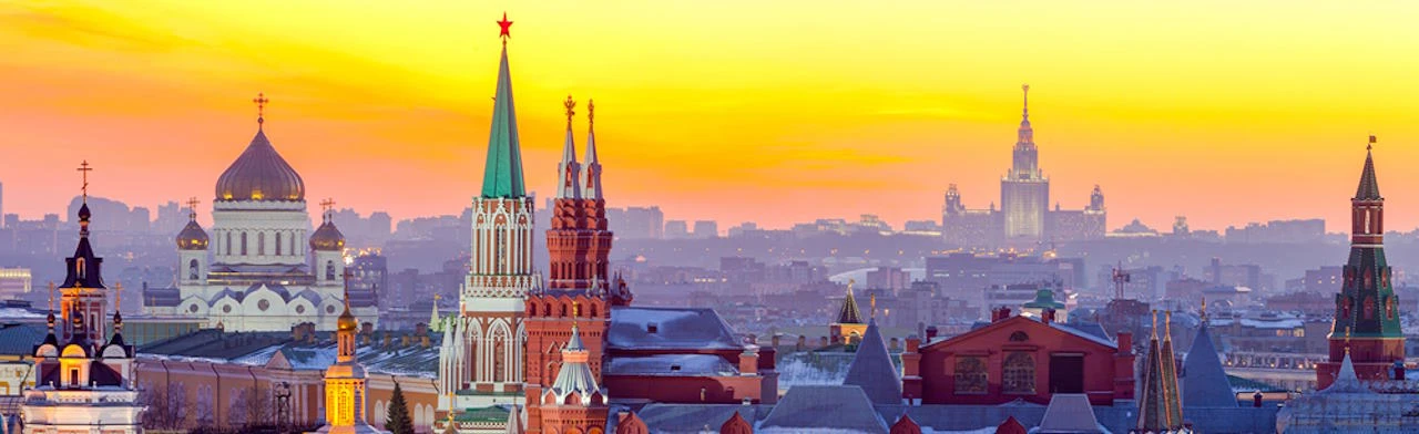 Постер Вечерняя Москва: автобусная обзорная экскурсия в Москве