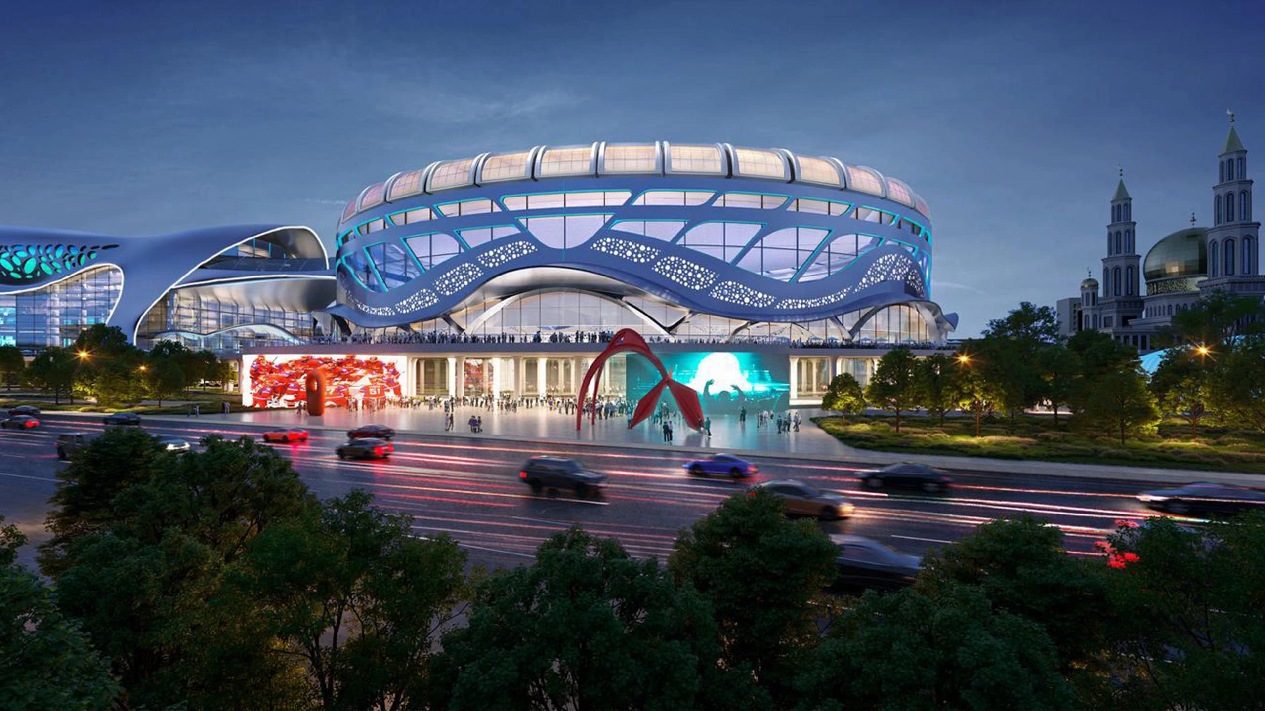 Постер площадки МФК «Олимпийский»