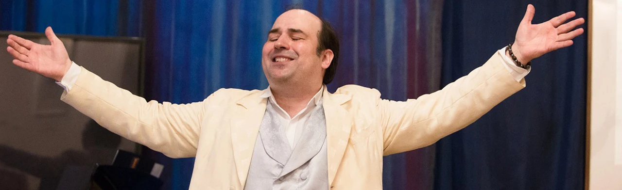 Постер Юмористический поединок Чехова и Твена в Москве