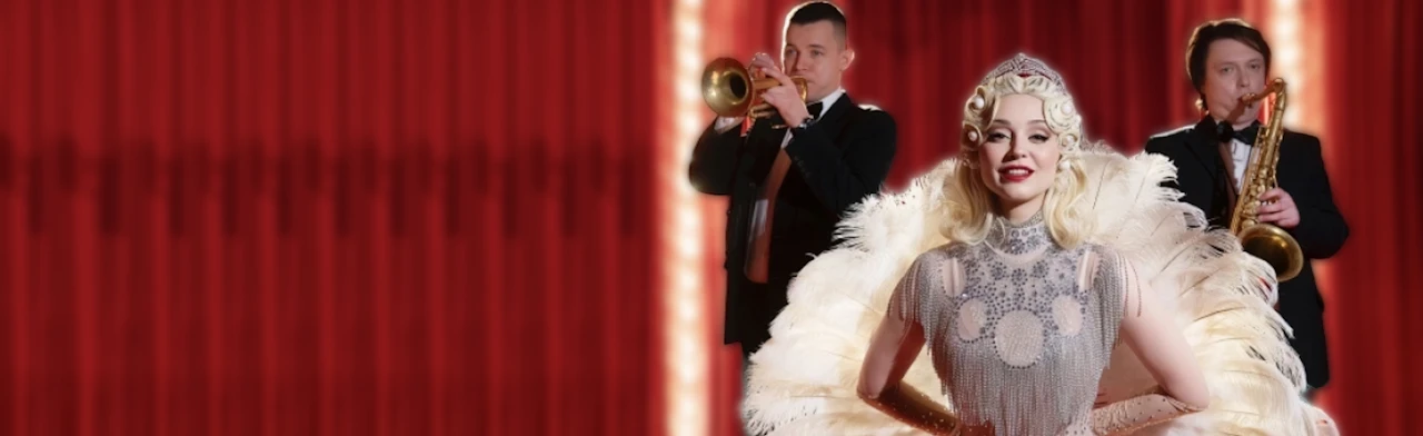 Постер Бурлеск-шоу Ляли Бежецкой «Ночь в кабаре» в Москве