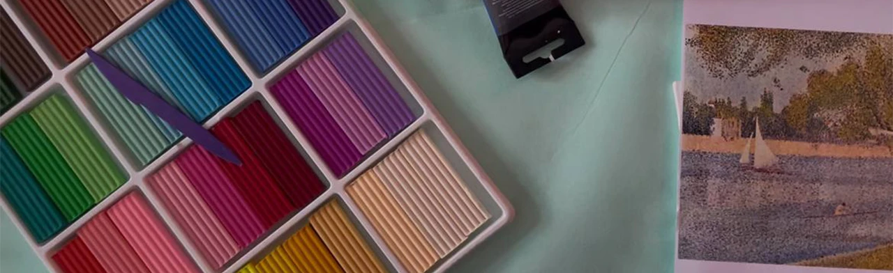 Постер Детская творческая программа «Пуантилизм + Жорж Сёра» (4-7 лет) в Москве