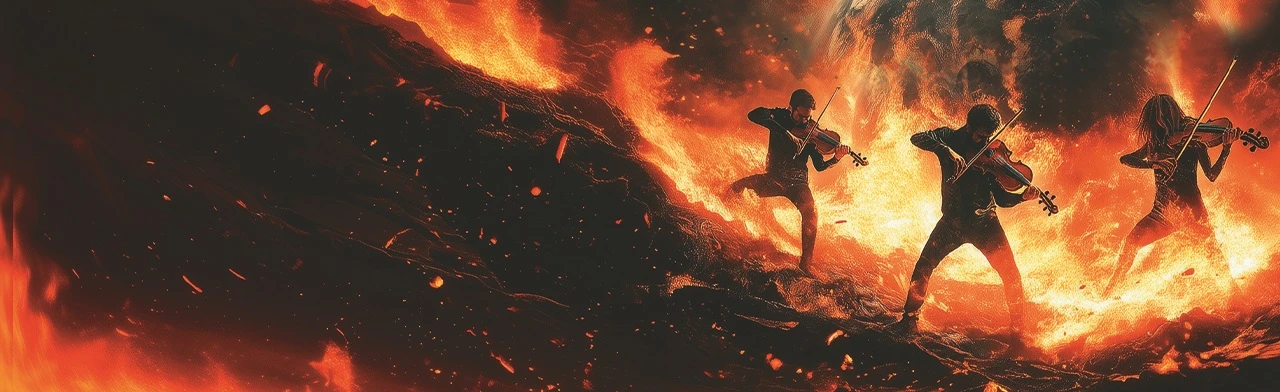 Постер Artfonix. Мировые рок-хиты на скрипках