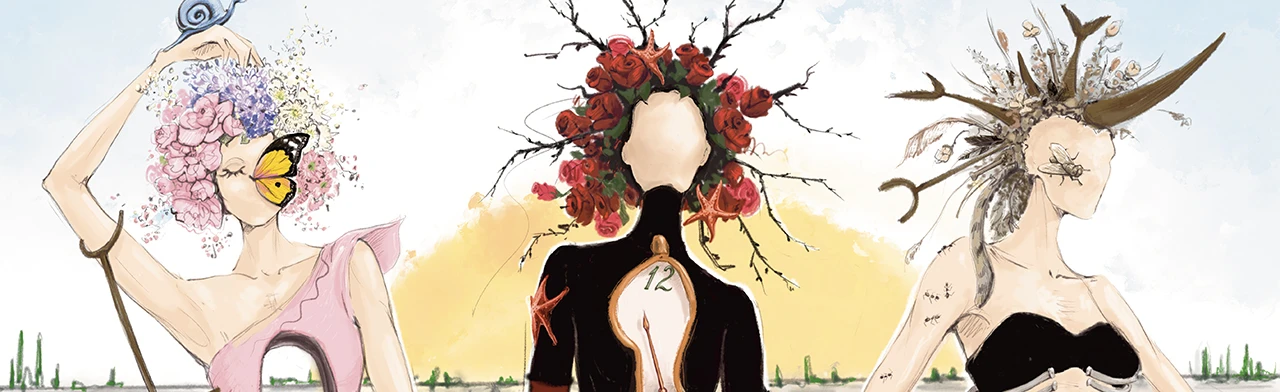 Постер Выставка «Женщины-цветы» + выставка «Дали и Пикассо» в Москве