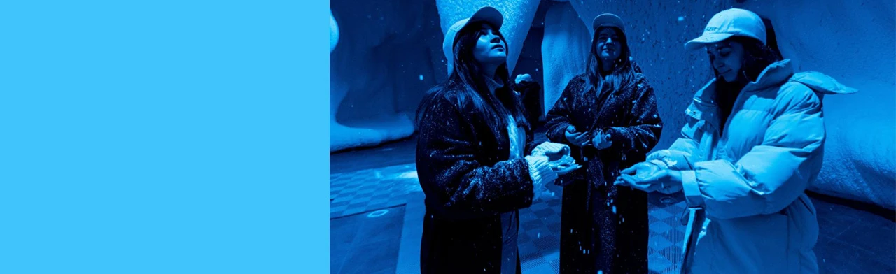 Постер Ледяная пещера в Москве