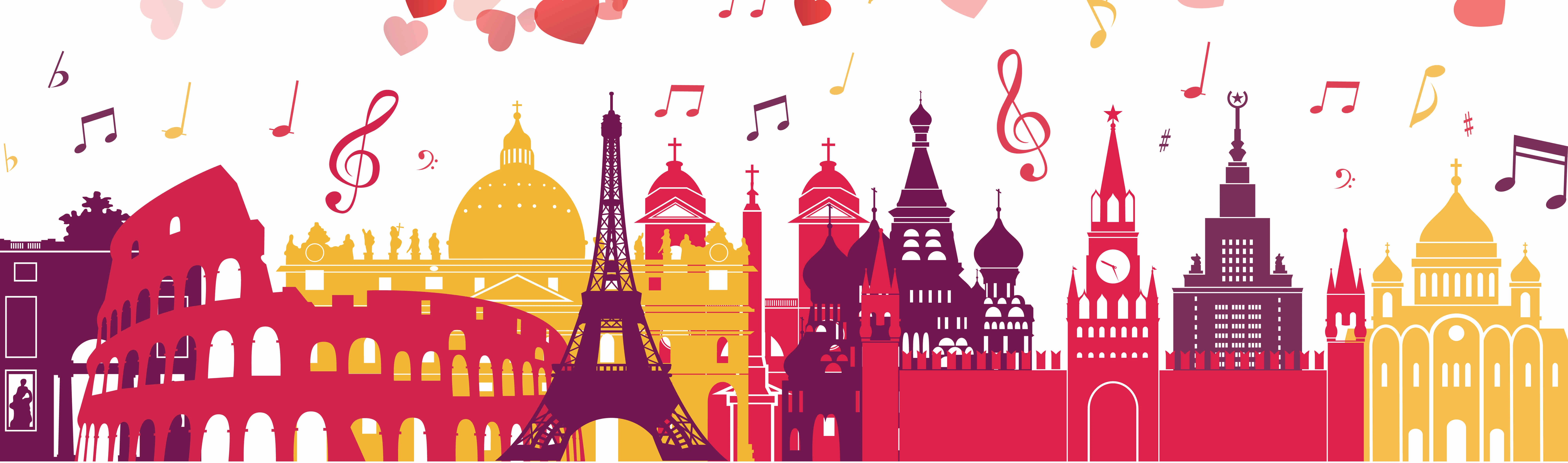 Постер Москва-Рим-Париж в Москве