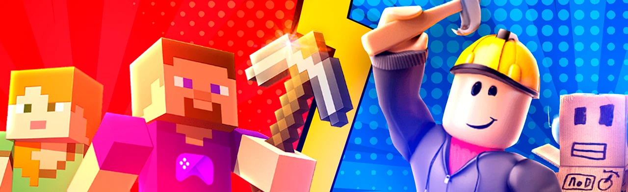 Постер Майнкрафт VS Роблокс: Челлендж Шоу в Москве