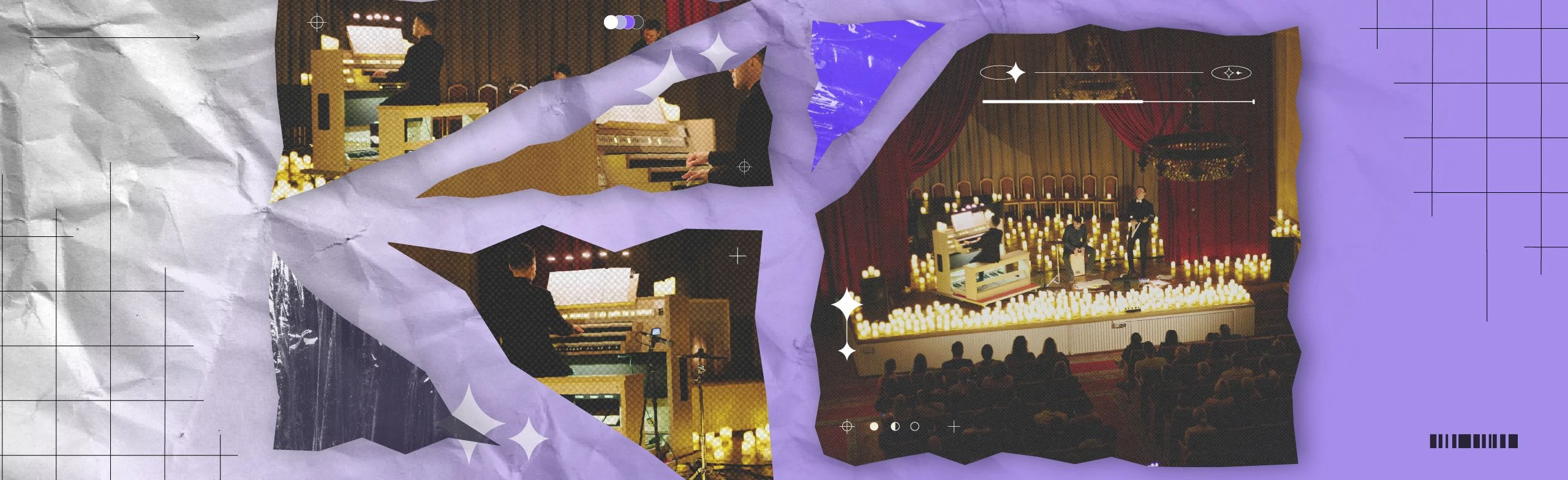 Постер Рок-хиты на органе при свечах в Москве