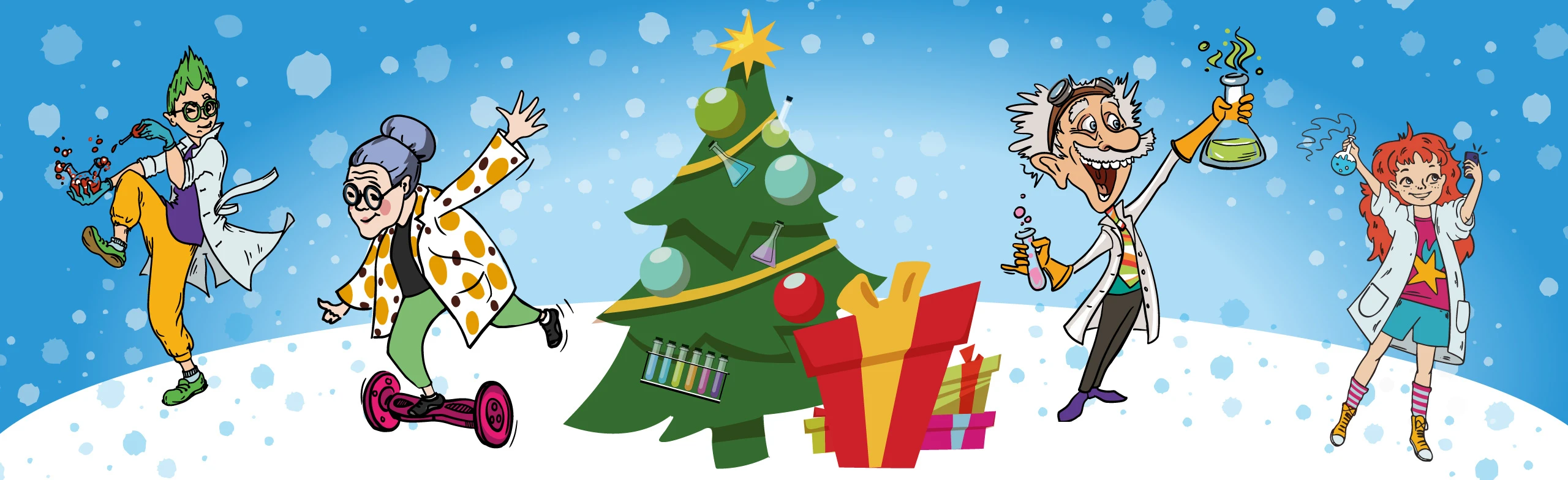 Постер Учёная семейка и новый год в Москве