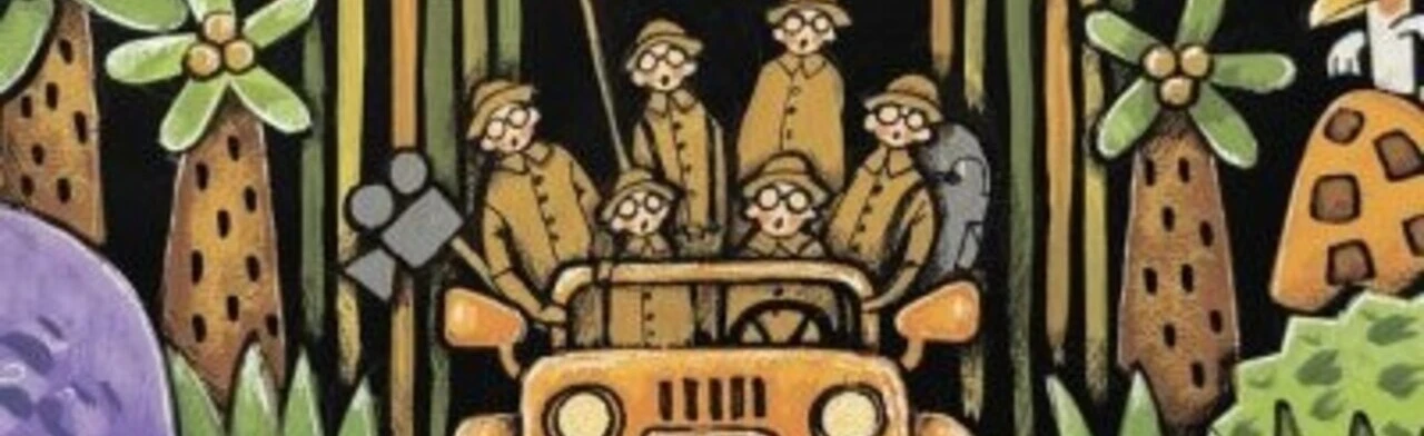 Постер Любопытный слонёнок