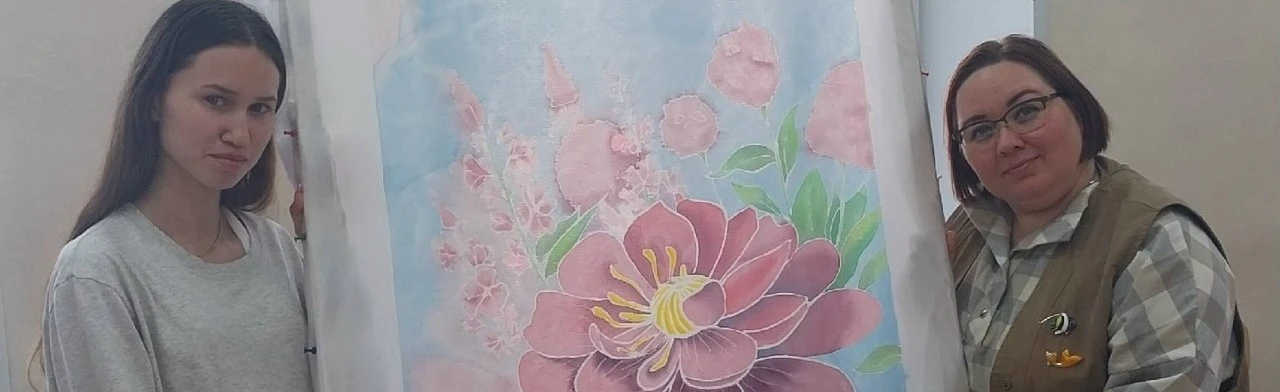 Постер Батик - роспись платка