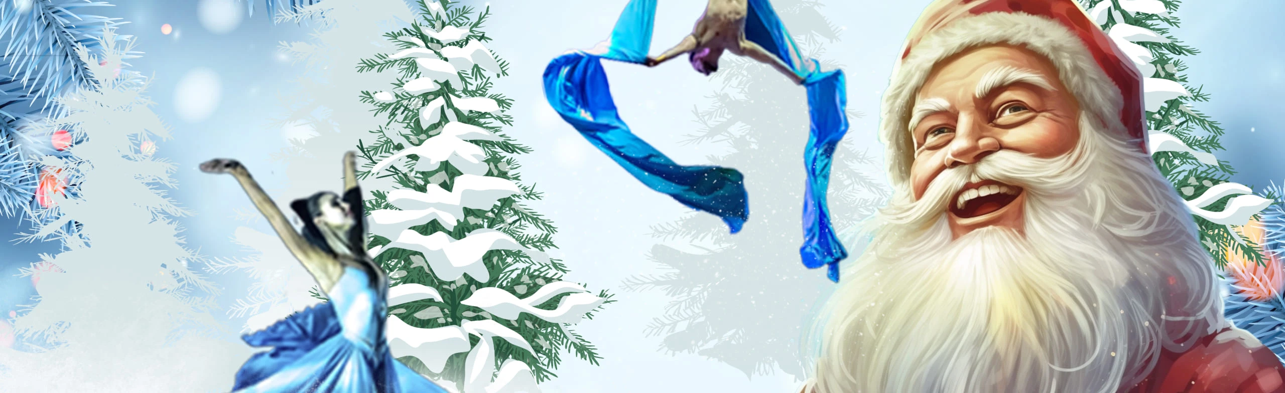 Постер ЁЛКА на ВОДЕ