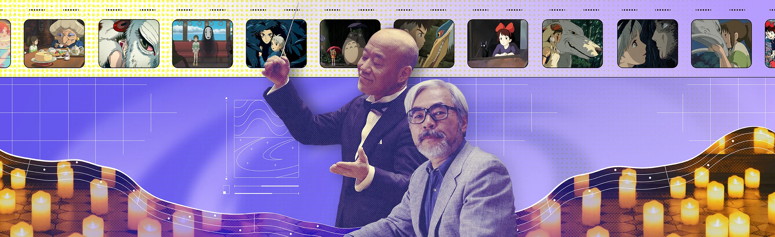 Постер Шедевры Миядзаки и Хисаиси при свечах. в Нижнем Новгороде