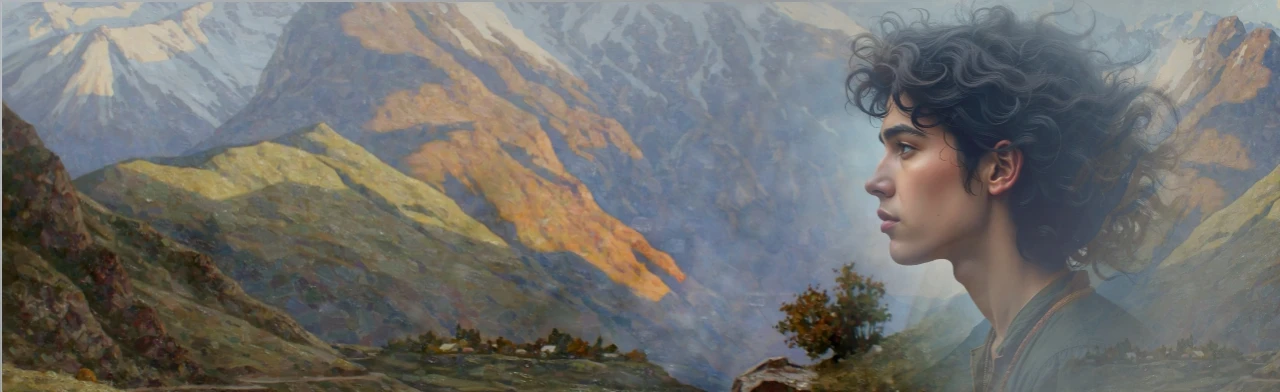 Постер Мцыри. М. Лермонтов