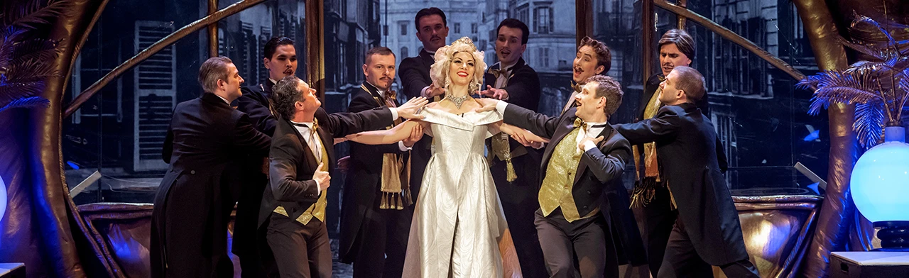 Постер Веселая вдова в Новосибирске