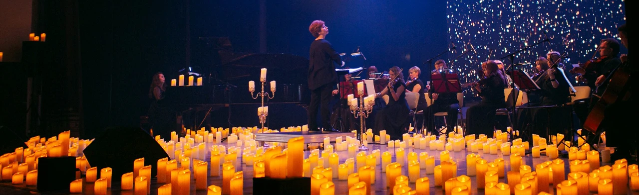 Постер Мировые хиты классики в сиянии тысячи свечей