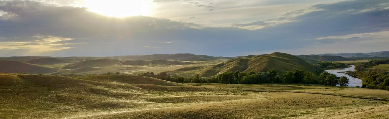 Постер На границе Европы и Азии. Музейное занятие в Оренбурге