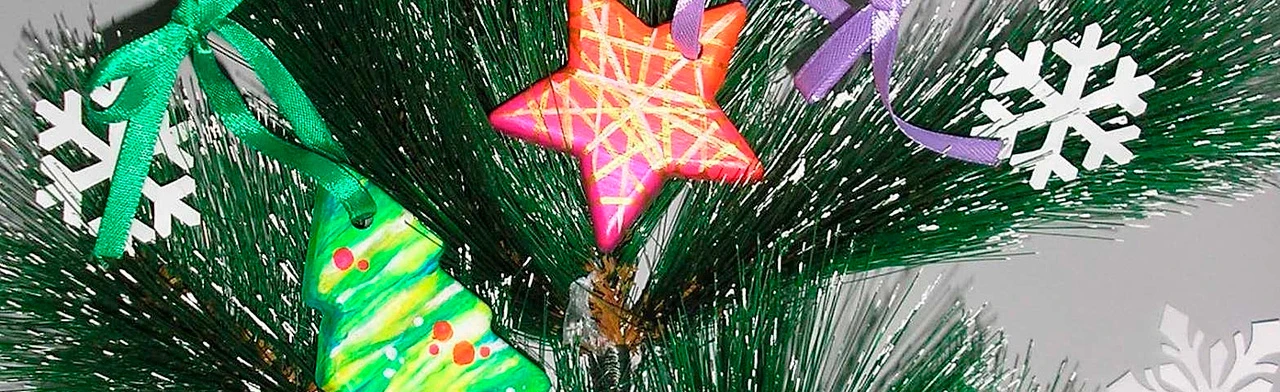 Постер Новогодние украшения. Мастер-класс в Оренбурге